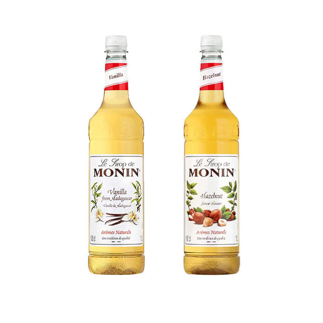 Monin Coffee Syrup 2 x 1L - Bundle