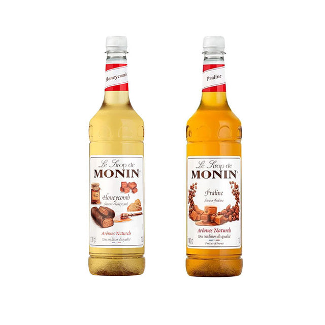 Monin Coffee Syrup 2 x 1L - Bundle