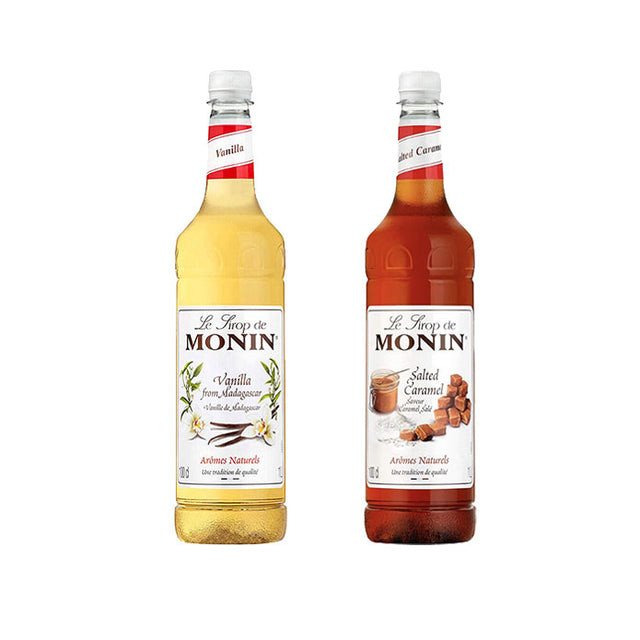 Monin Coffee Syrup 2 x 1L - Bundle