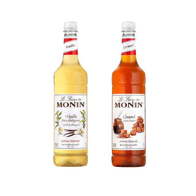 Monin Coffee Syrup 2 x 1L - Bundle