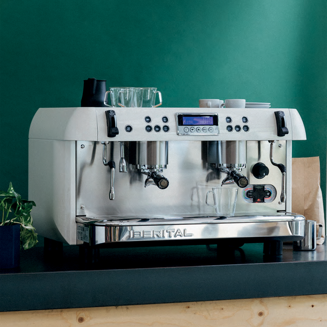 New Iberital Espresso Machine - High-performance, energy-efficient with dual boilers and precise controls I Redber