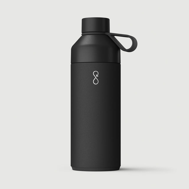 Ocean Bottle Original 1L - Obsidian Black, Redber Coffee