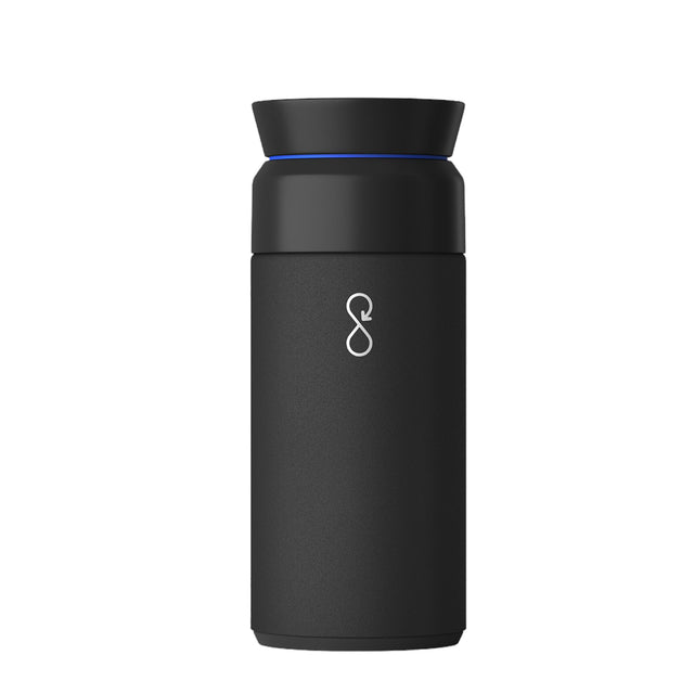 Ocean Bottle Brew Flask 350ml - Obsidian Black