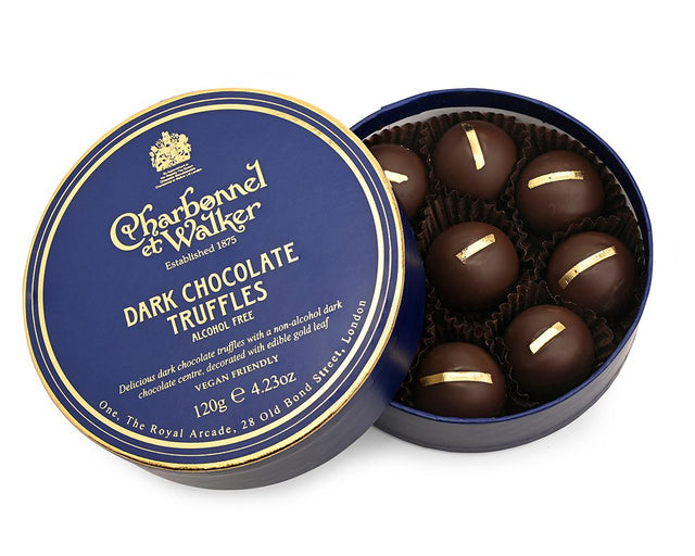 Charbonnel et Walker Dark Chocolate Truffles with Edible Gold Leaf 120g