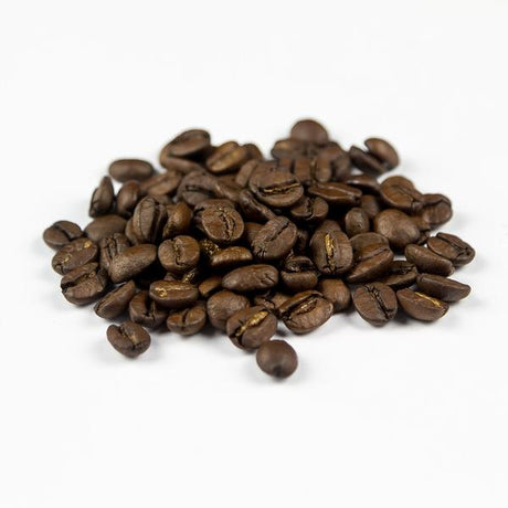 A PILE OF PAPUA NEW GUINEA KENTA COFFEE BEANS FROM REDBER