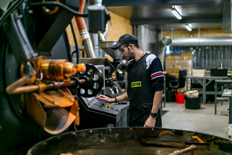 coffee bean roasting process