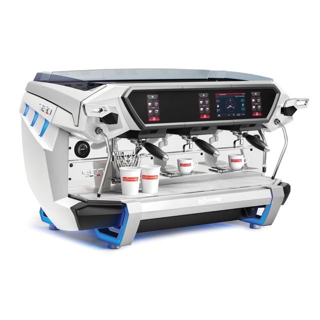 La Spaziale S50 professional 2-group espresso machine for coffee shops and restaurants, eco-friendly and high-performance coffee maker