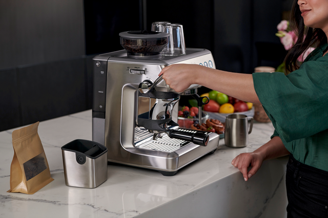 Sage The Barista Express Impress Coffee Machine - Stainless Steel