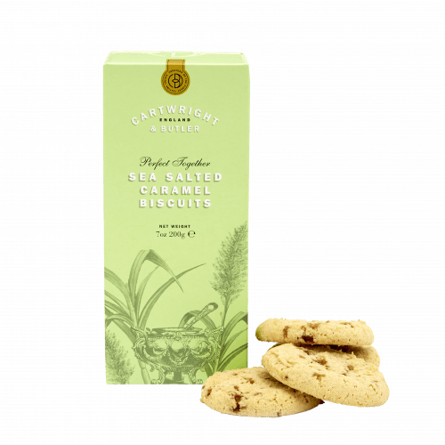 Cartwright & Butler Salted Caramel Biscuits Carton