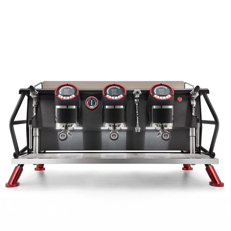 Sanremo Cafe Racer espresso machine – high-performance multi-boiler system with PID control, energy-saving features, and customisable design for professional coffee shops.