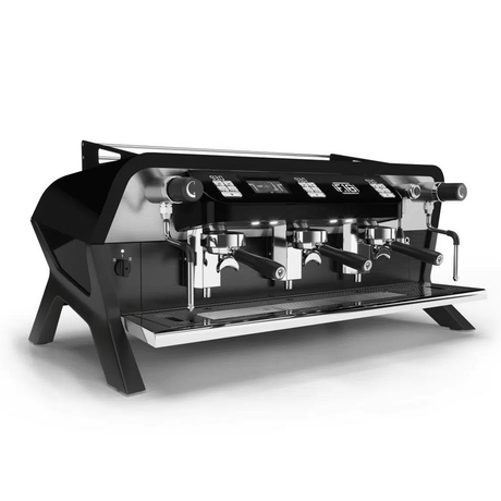 Sanremo F18 espresso machine – high-performance, multi-boiler system with PID temperature control, energy-saving technology, and user-friendly touch display, ideal for busy cafés and restaurants.