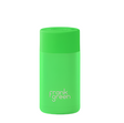 Frank Green 12oz/340ml Ceramic Reusable Cup with Button Lid - Neon Green | Redber Coffee