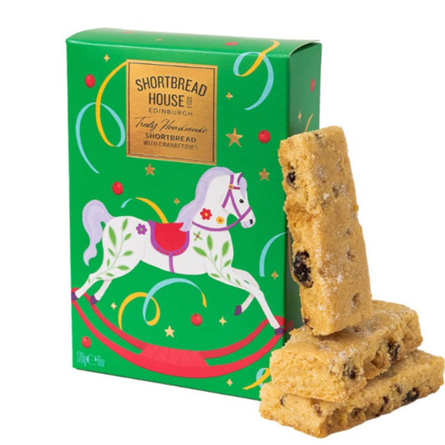 Shortbread House of Edinburgh - Handmade Shortbread Fingers with Cranberries 170g