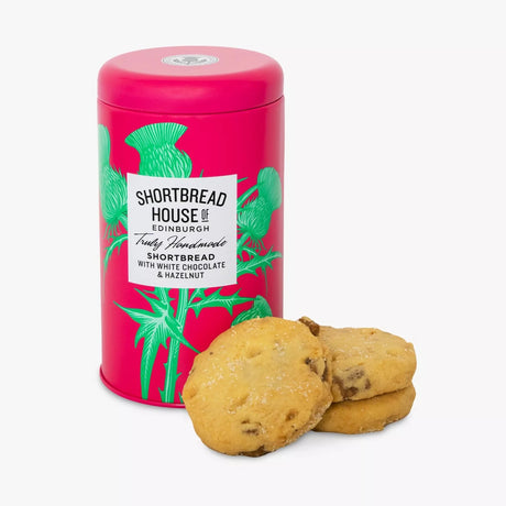 Shortbread House of Edinburgh - Handmade Shortbread with Hazelnut and White Chocolate 140g