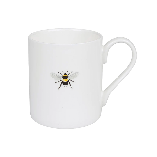 Sophie Allport Solo Bee Mug – 275ml Fine Bone China Mug with Bee Design Gift Boxed