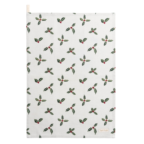 Sophie Allport Holly & Berry Tea Towel (Set of 2)