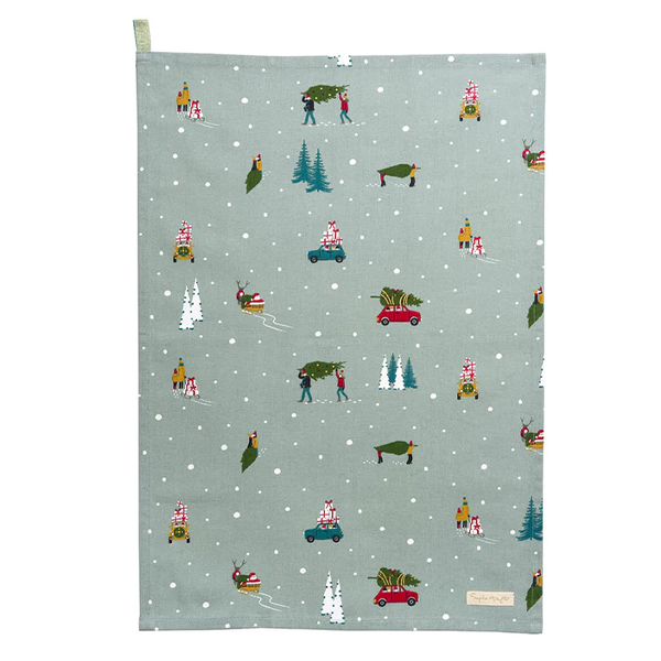 Sophie Allport Home For Christmas Tea Towel (Set of 2)