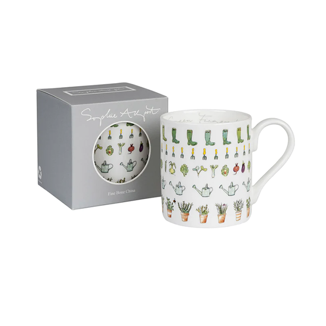 Sophie Allport Green Fingers Mug Large - 425ml (Gift Boxed)