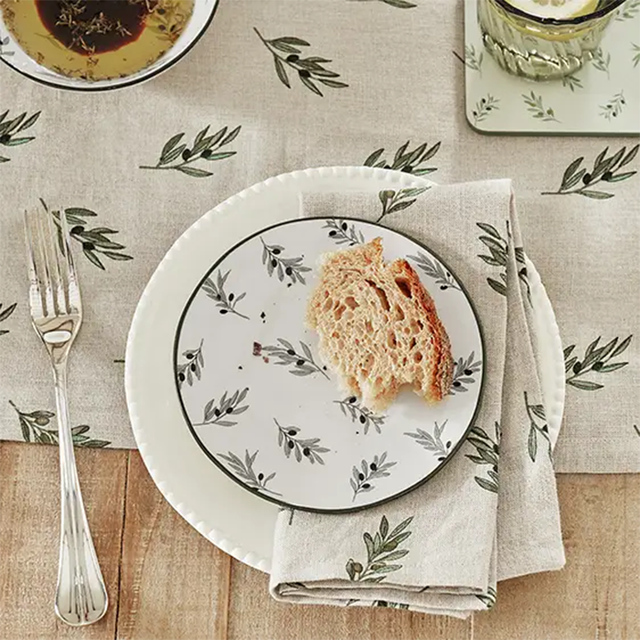 Sophie Allport Olive Linen Napkins (Set of 4)