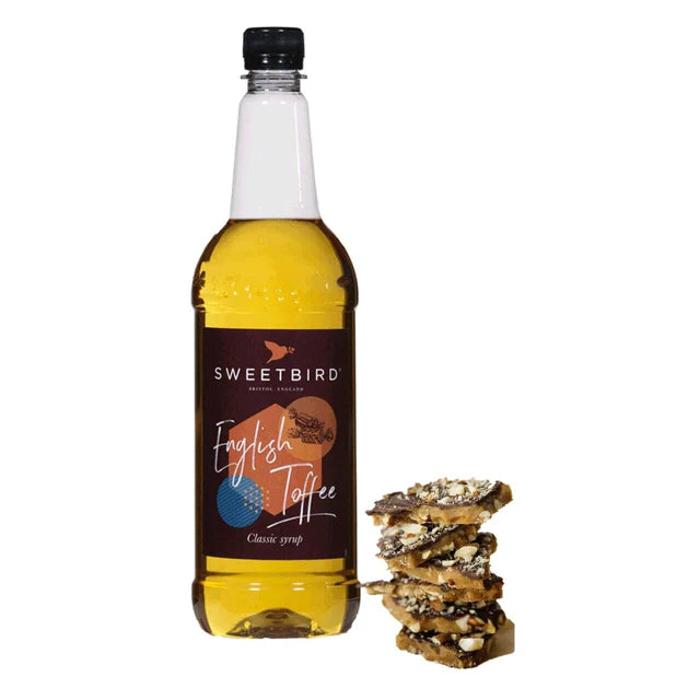 Sweetbird Coffee Syrup 1L - English Toffee | Redber Coffee