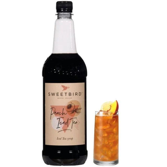 Sweetbird Peach Iced Tea Syrup 1L Redber Coffee