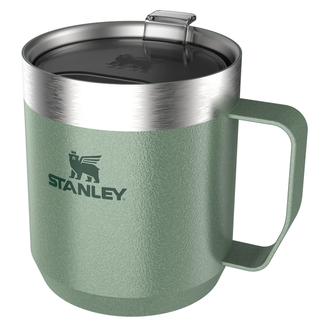 Stanley Stay-Hot Camp Mug 0.35L - Hammertone Green I Redber Coffee