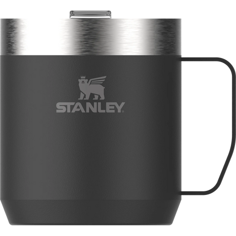 Stanley Stay-Hot Camp Mug 0.35L - Matt Black Pebble I Redber Coffee