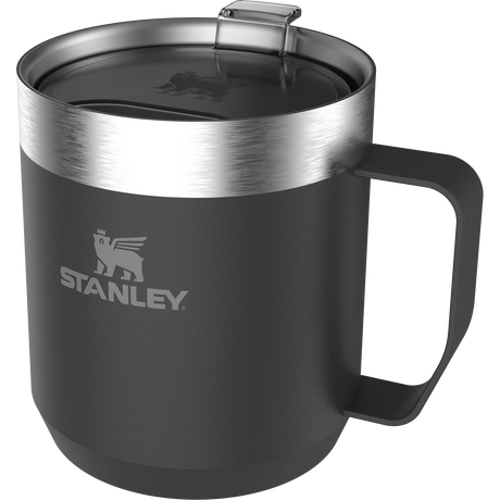 Stanley Stay-Hot Camp Mug 0.35L - Matt Black Pebble I Redber Coffee