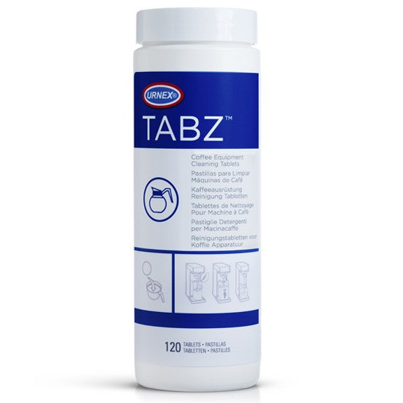 Urnex Tabz Coffee Equipment Cleaning Tablets - Tub of 120 Tablets