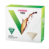 Hario V60 Coffee Filter Papers Size 02 - Multiple Colours - (100 Pack Boxed) I Redber Coffee