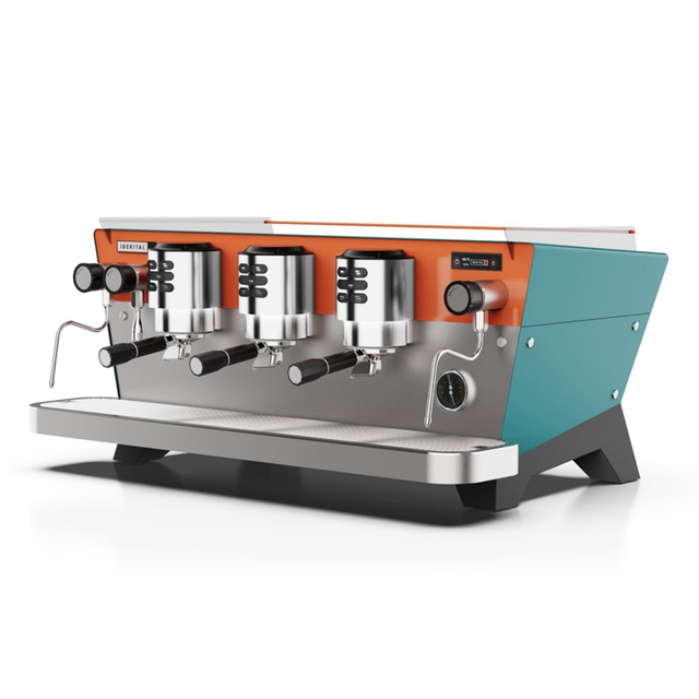 Iberital Vista Espresso Machine, showcasing its sleek design, durable construction, and professional-grade features for high-volume coffee service I Redber