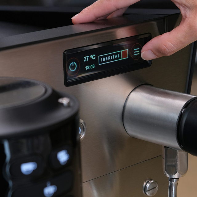 Iberital Vista Espresso Machine, showcasing its sleek design, durable construction, and professional-grade features for high-volume coffee service I Redber