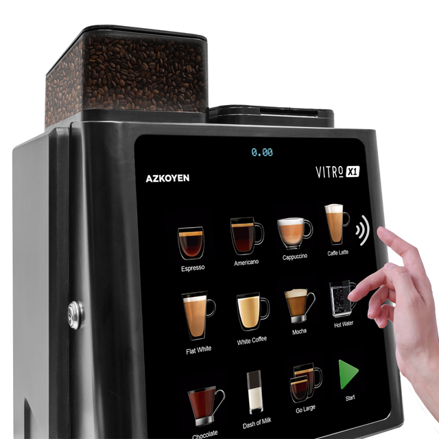 Compact Coffetek Vitro X1 MIA Espresso Coffee Machine with fresh milk technology and modern touch interface I Redber