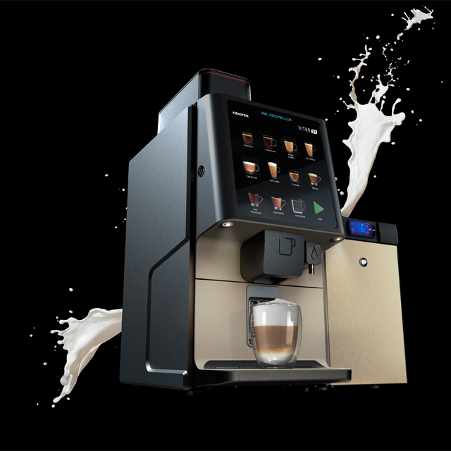 Compact Coffetek Vitro X1 MIA Espresso Coffee Machine with fresh milk technology and modern touch interface I Redber