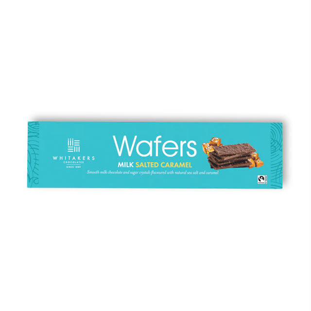 Whitakers Milk Chocolate Salted Caramel Wafer Thins 175g