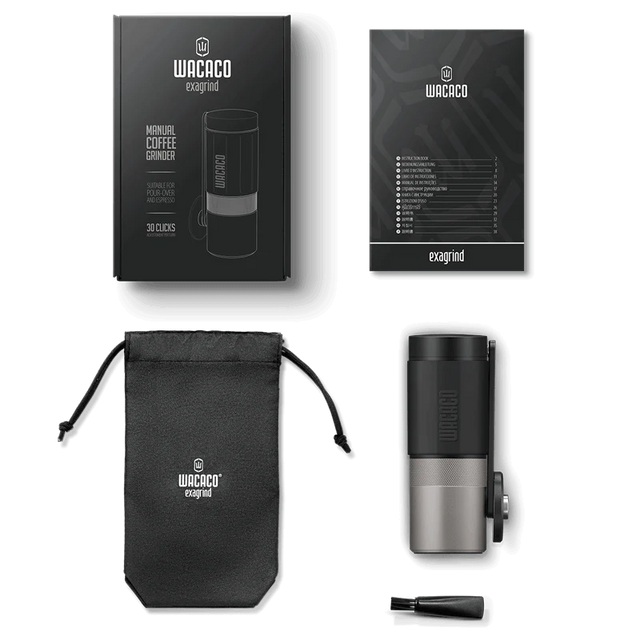 Wacaco Exagrind - Manual Coffee Grinder (black) I Redber Coffee