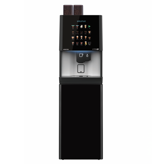 Modern Coffetek Vitro X5 Double Bean Coffee Machine with dual bean hoppers and sleek design.