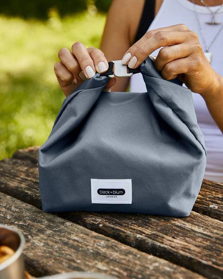 Black+Blum Insulated Lunch Bag - Slate Blue | Redber Coffee