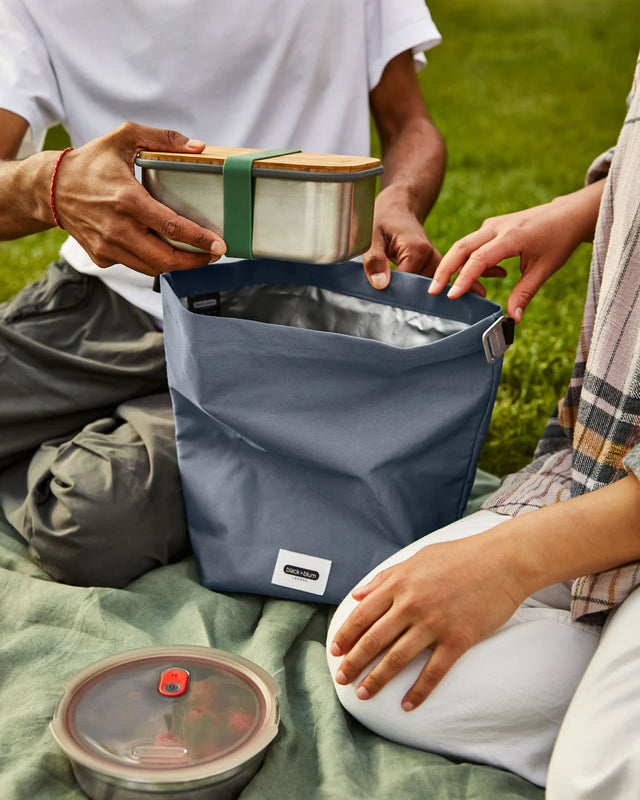 Black+Blum Insulated Lunch Bag - Slate Blue | Redber Coffee