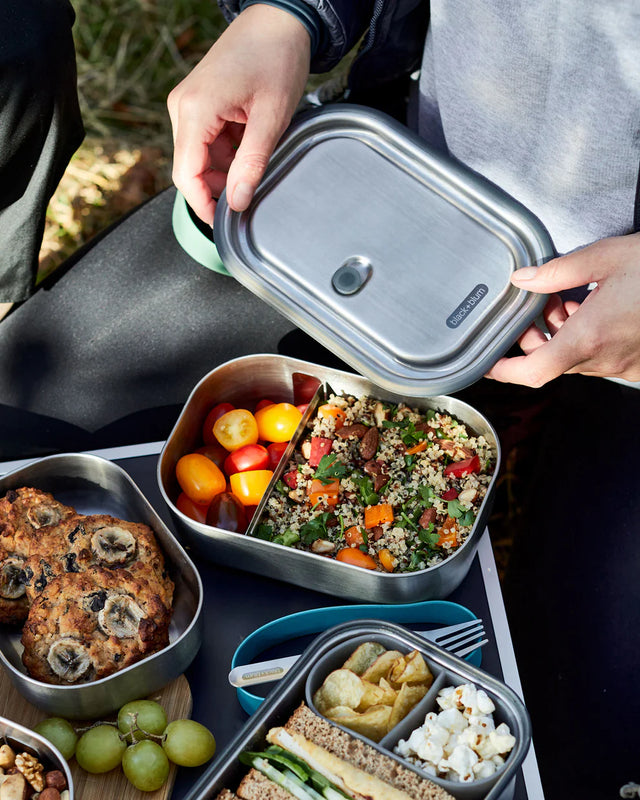 Black+Blum Stainless Steel Lunchbox Large 1L - Black | Redber Coffee