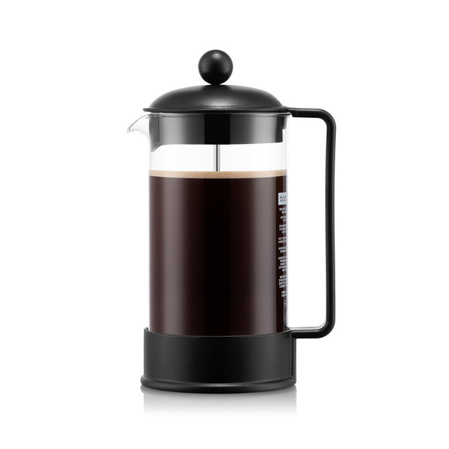 Bodum BRAZIL 8 Cup Cafetiere, 1.0 l, 34 oz - Black