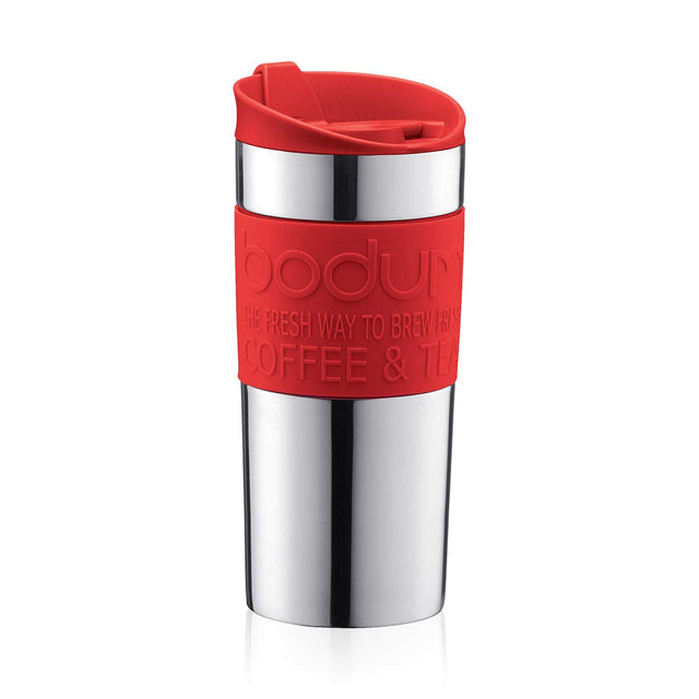 Bodum Travel Mug 11068-294B Vacuum Stainless Steel, 0.35 l, 12 oz - Red