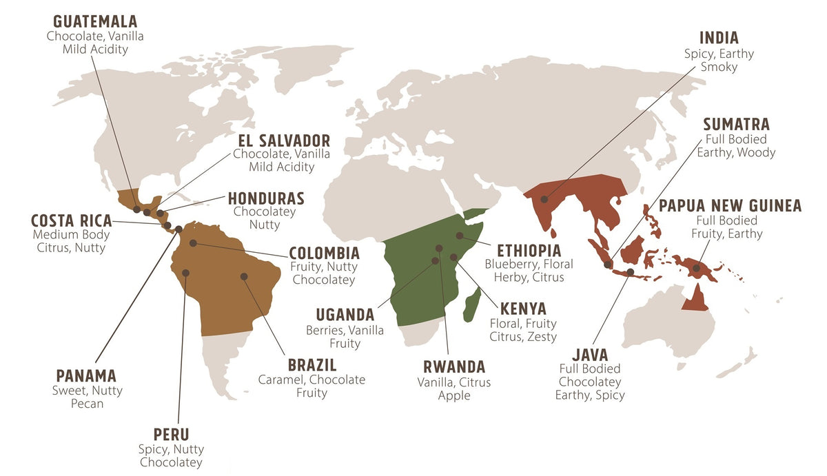 coffee-flavours-by-region-map