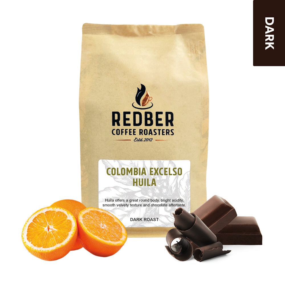 COLOMBIA EXCELSO HUILA - Dark Roast Coffee