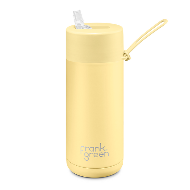 Frank Green 16oz/475ml Ceramic Reusable Bottle - Buttermilk