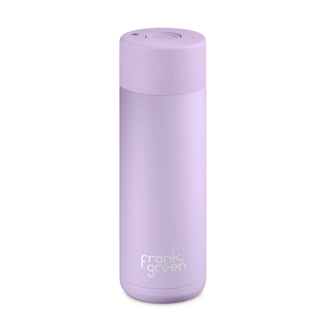 Frank Green 20oz/595ml Ceramic Reusable Bottle - Lilac Haze