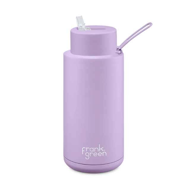 Frank Green 34oz/1005ml Ceramic Reusable Bottle - Lilac Haze