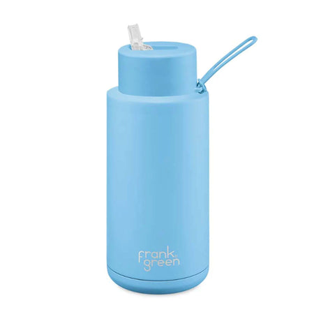 Frank Green 34oz/1005ml Ceramic Reusable Bottle - Sky Blue