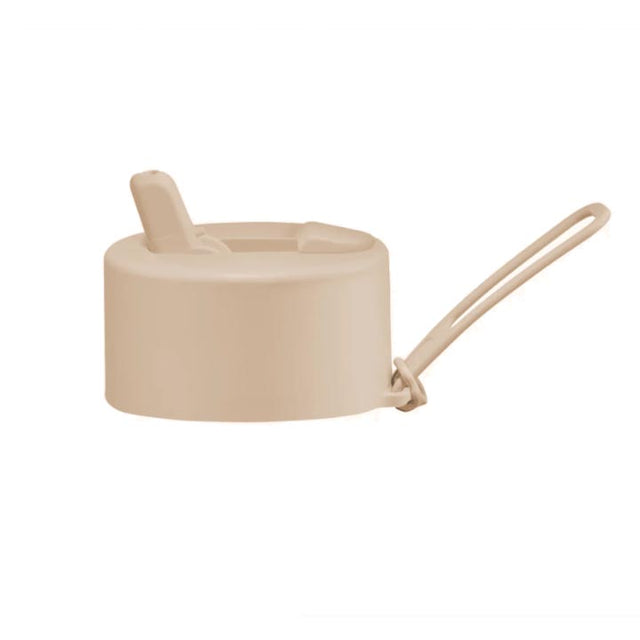 Frank Green Flip Straw Lid & Strap - Soft Stone