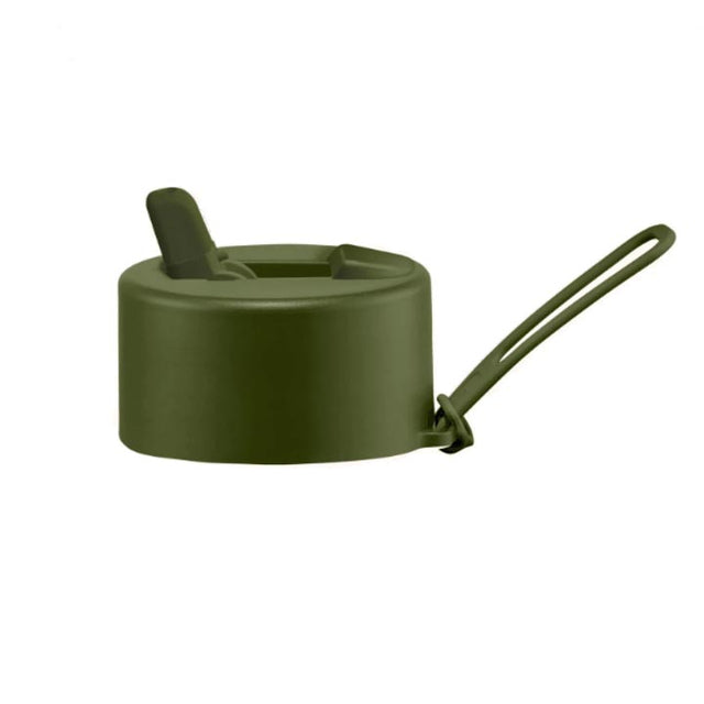 Frank Green Flip Straw Lid & Strap - Khaki, Redber Coffee